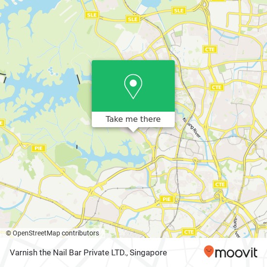 Varnish the Nail Bar Private LTD. map