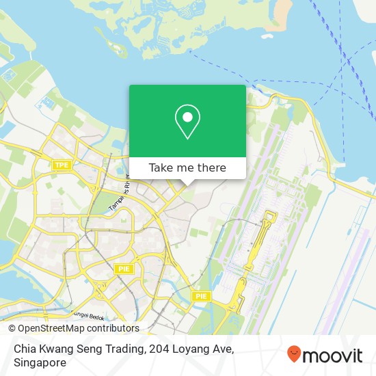 Chia Kwang Seng Trading, 204 Loyang Ave地图