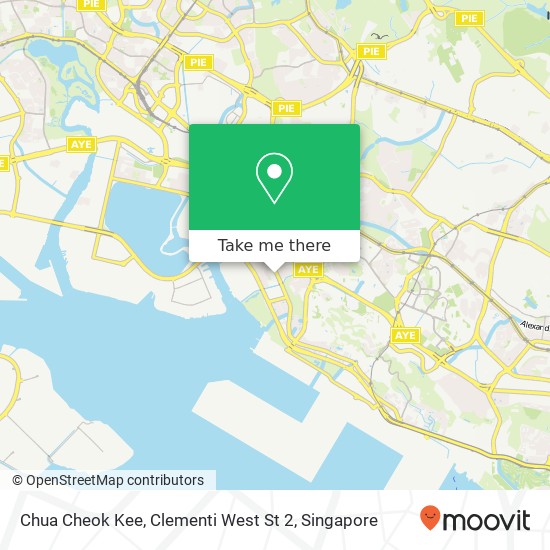 Chua Cheok Kee, Clementi West St 2 map