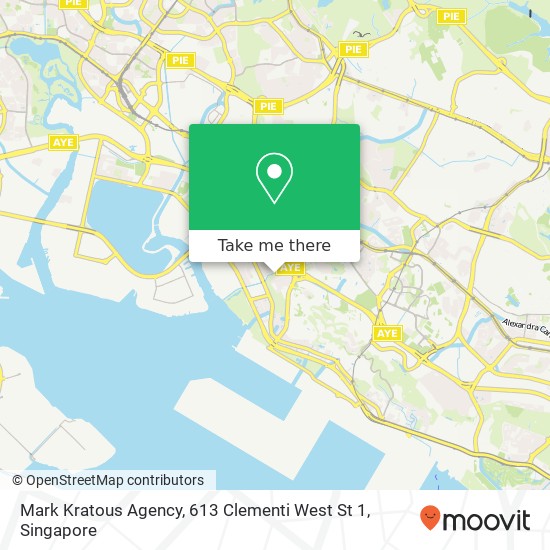 Mark Kratous Agency, 613 Clementi West St 1 map