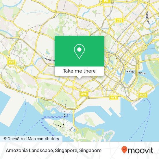 Amozonia Landscape, Singapore map