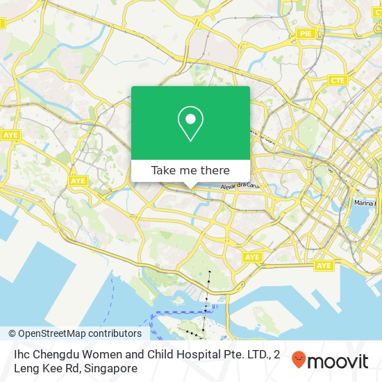 Ihc Chengdu Women and Child Hospital Pte. LTD., 2 Leng Kee Rd map