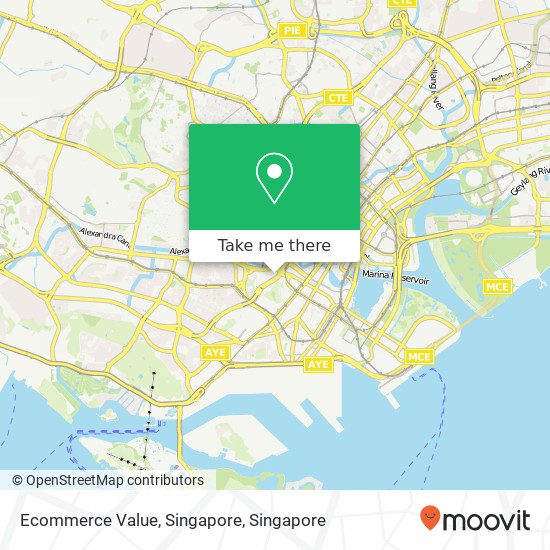 Ecommerce Value, Singapore map