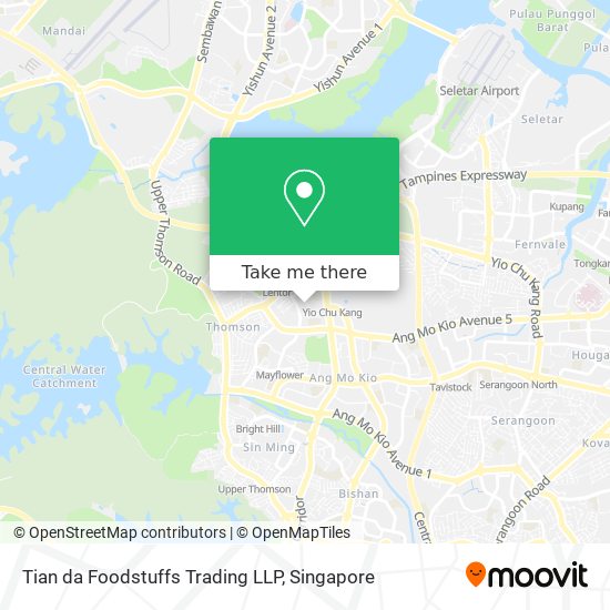 Tian da Foodstuffs Trading LLP map
