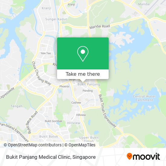 Bukit Panjang Medical Clinic map