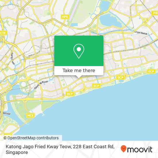 Katong Jago Fried Kway Teow, 228 East Coast Rd map