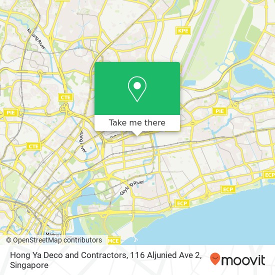 Hong Ya Deco and Contractors, 116 Aljunied Ave 2 map