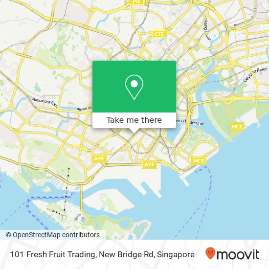 101 Fresh Fruit Trading, New Bridge Rd map