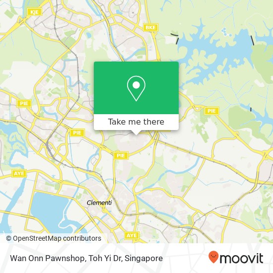 Wan Onn Pawnshop, Toh Yi Dr map