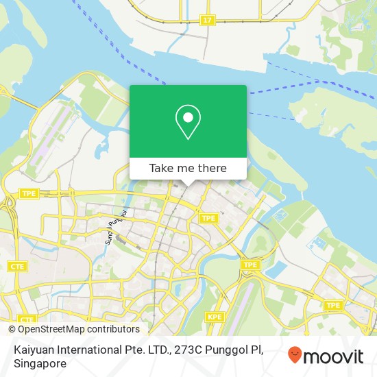 Kaiyuan International Pte. LTD., 273C Punggol Pl map
