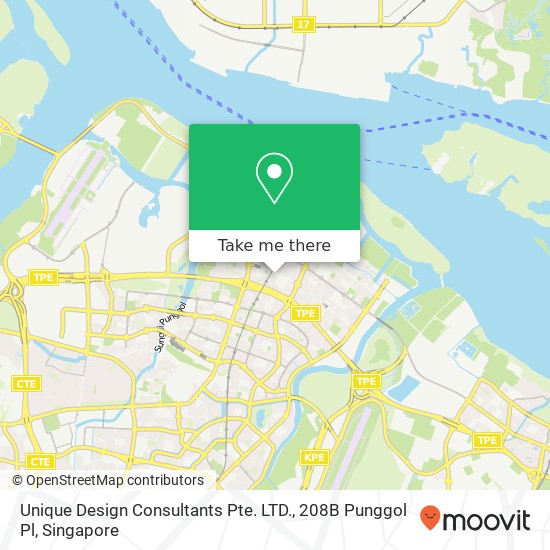 Unique Design Consultants Pte. LTD., 208B Punggol Pl map