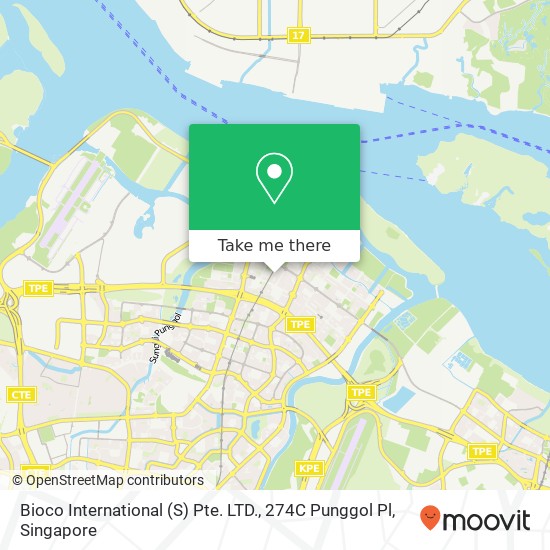 Bioco International (S) Pte. LTD., 274C Punggol Pl map