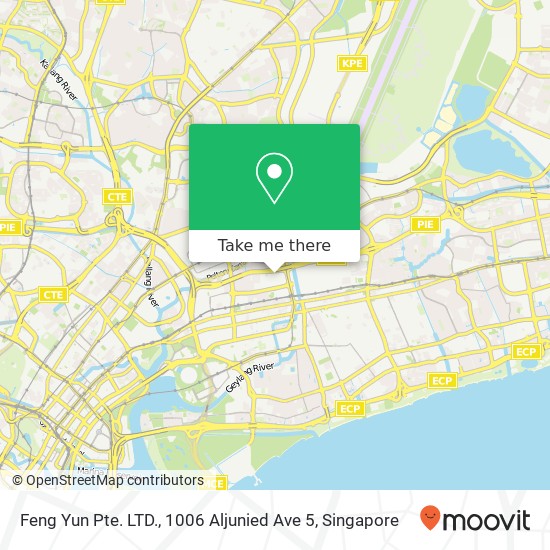 Feng Yun Pte. LTD., 1006 Aljunied Ave 5地图