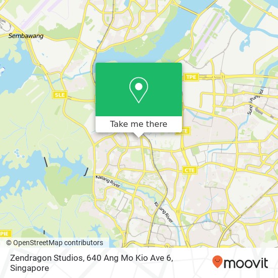 Zendragon Studios, 640 Ang Mo Kio Ave 6 map