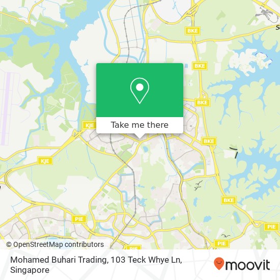 Mohamed Buhari Trading, 103 Teck Whye Ln map