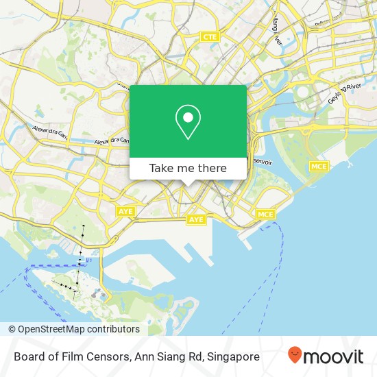 Board of Film Censors, Ann Siang Rd map