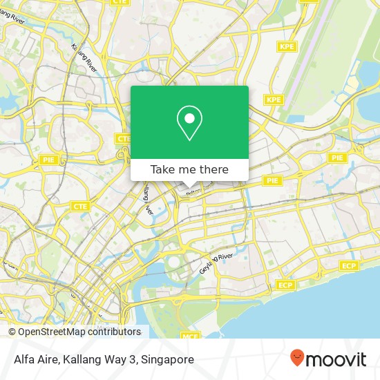 Alfa Aire, Kallang Way 3地图