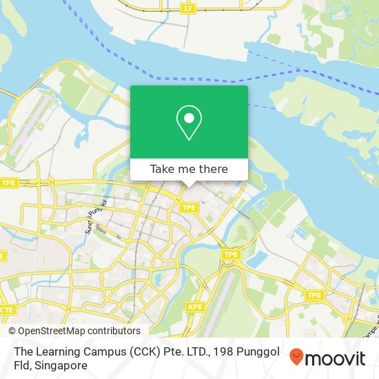 The Learning Campus (CCK) Pte. LTD., 198 Punggol Fld地图