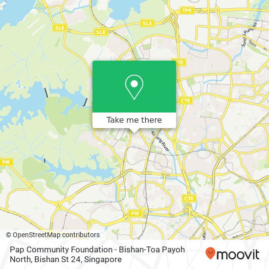 Pap Community Foundation - Bishan-Toa Payoh North, Bishan St 24地图