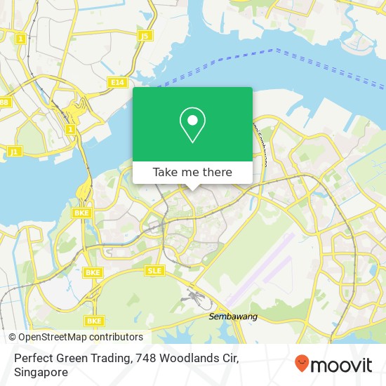 Perfect Green Trading, 748 Woodlands Cir地图