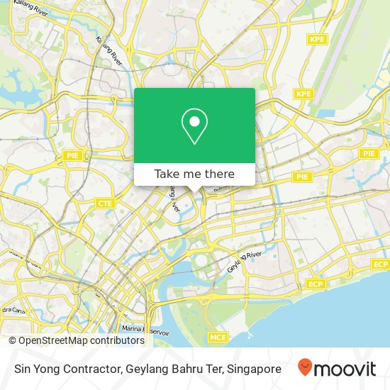 Sin Yong Contractor, Geylang Bahru Ter map