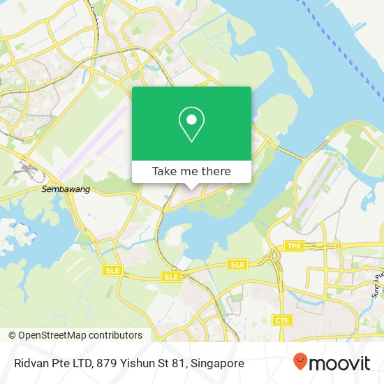 Ridvan Pte LTD, 879 Yishun St 81 map