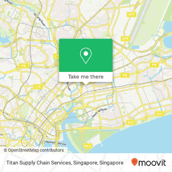 Titan Supply Chain Services, Singapore map
