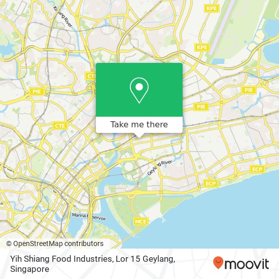 Yih Shiang Food Industries, Lor 15 Geylang地图