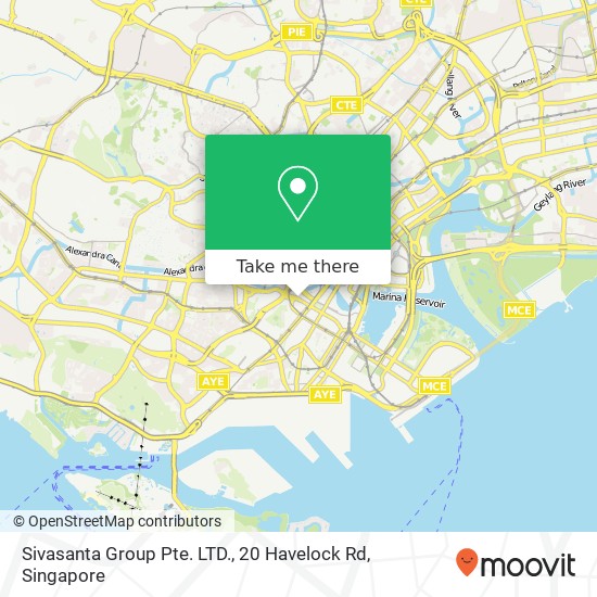 Sivasanta Group Pte. LTD., 20 Havelock Rd map