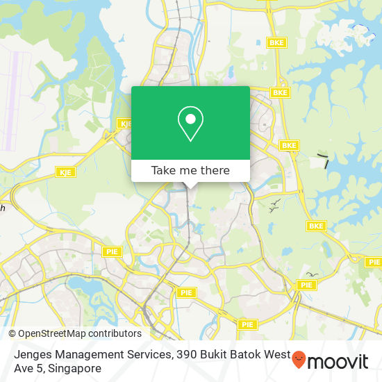 Jenges Management Services, 390 Bukit Batok West Ave 5地图