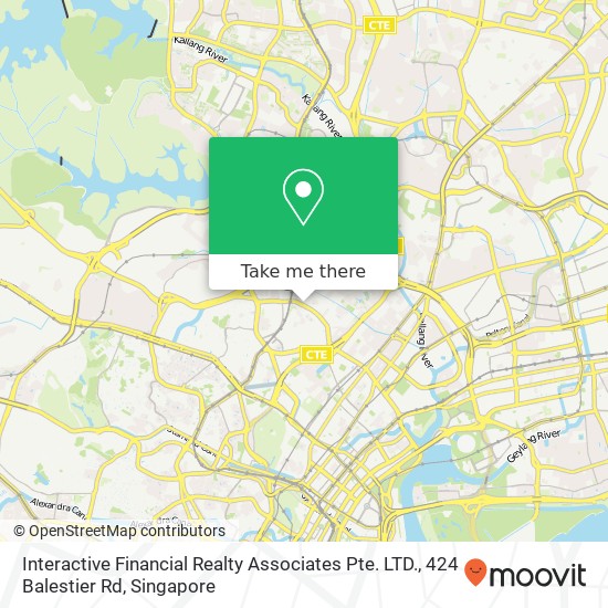 Interactive Financial Realty Associates Pte. LTD., 424 Balestier Rd地图