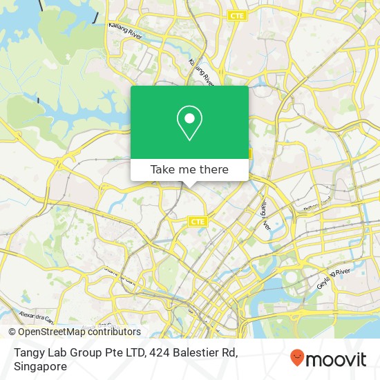 Tangy Lab Group Pte LTD, 424 Balestier Rd地图