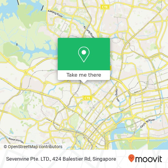 Sevenvine Pte. LTD., 424 Balestier Rd地图