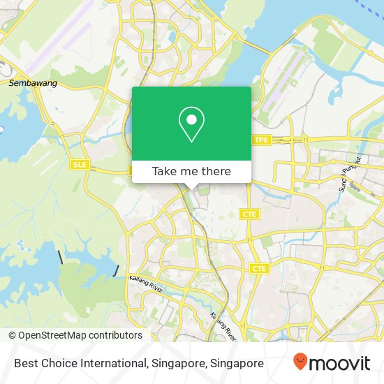 Best Choice International, Singapore map