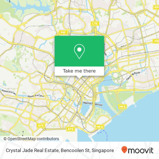 Crystal Jade Real Estate, Bencoolen St map