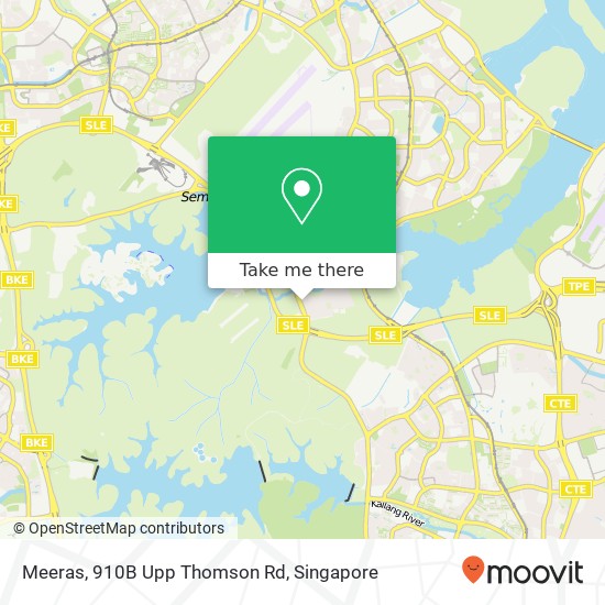 Meeras, 910B Upp Thomson Rd地图