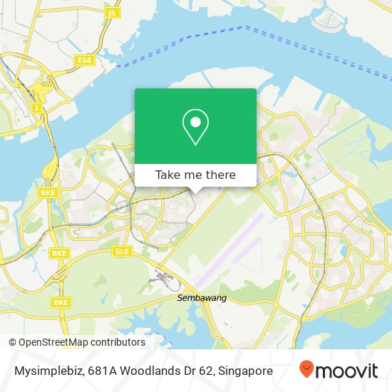 Mysimplebiz, 681A Woodlands Dr 62 map