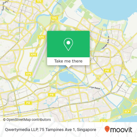 Qwertymedia LLP, 75 Tampines Ave 1地图