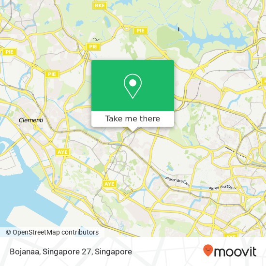 Bojanaa, Singapore 27地图