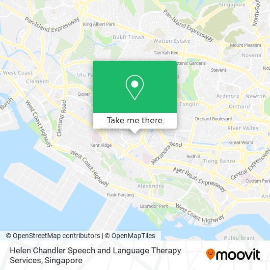 Helen Chandler Speech and Language Therapy Services map