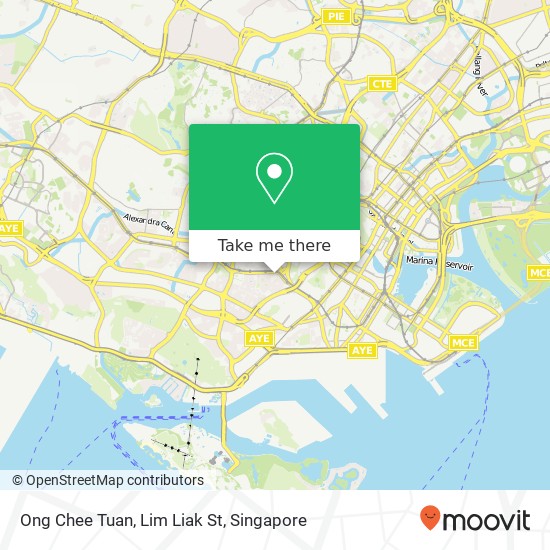 Ong Chee Tuan, Lim Liak St map