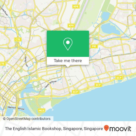 The English Islamic Bookshop, Singapore map