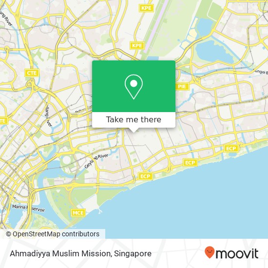 Ahmadiyya Muslim Mission map