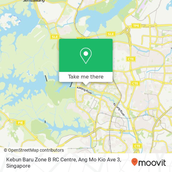 Kebun Baru Zone B RC Centre, Ang Mo Kio Ave 3地图