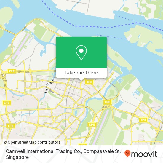 Camwell International Trading Co., Compassvale St map