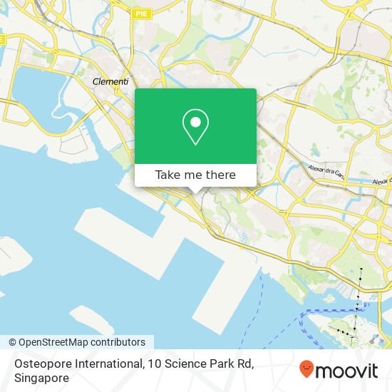 Osteopore International, 10 Science Park Rd地图