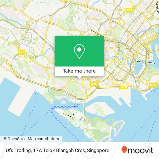 Ufs Trading, 17A Telok Blangah Cres地图