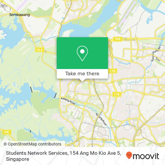 Students Network Services, 154 Ang Mo Kio Ave 5地图