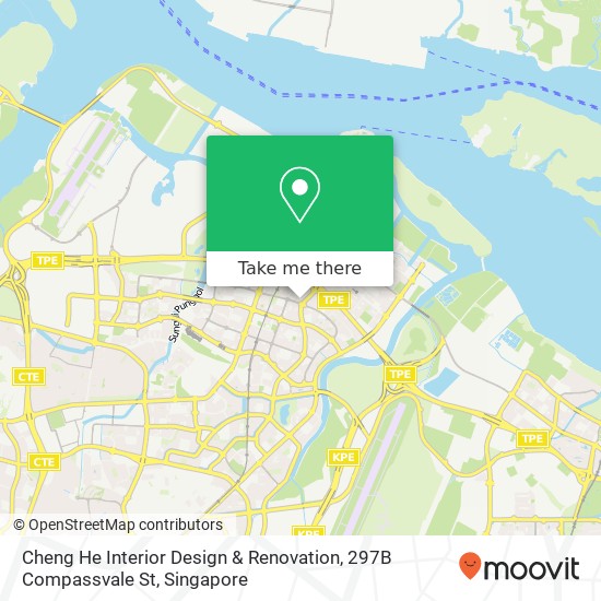 Cheng He Interior Design & Renovation, 297B Compassvale St地图