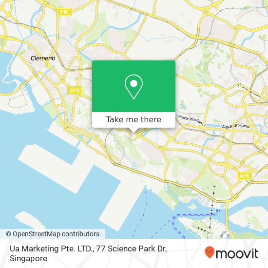 Ua Marketing Pte. LTD., 77 Science Park Dr map